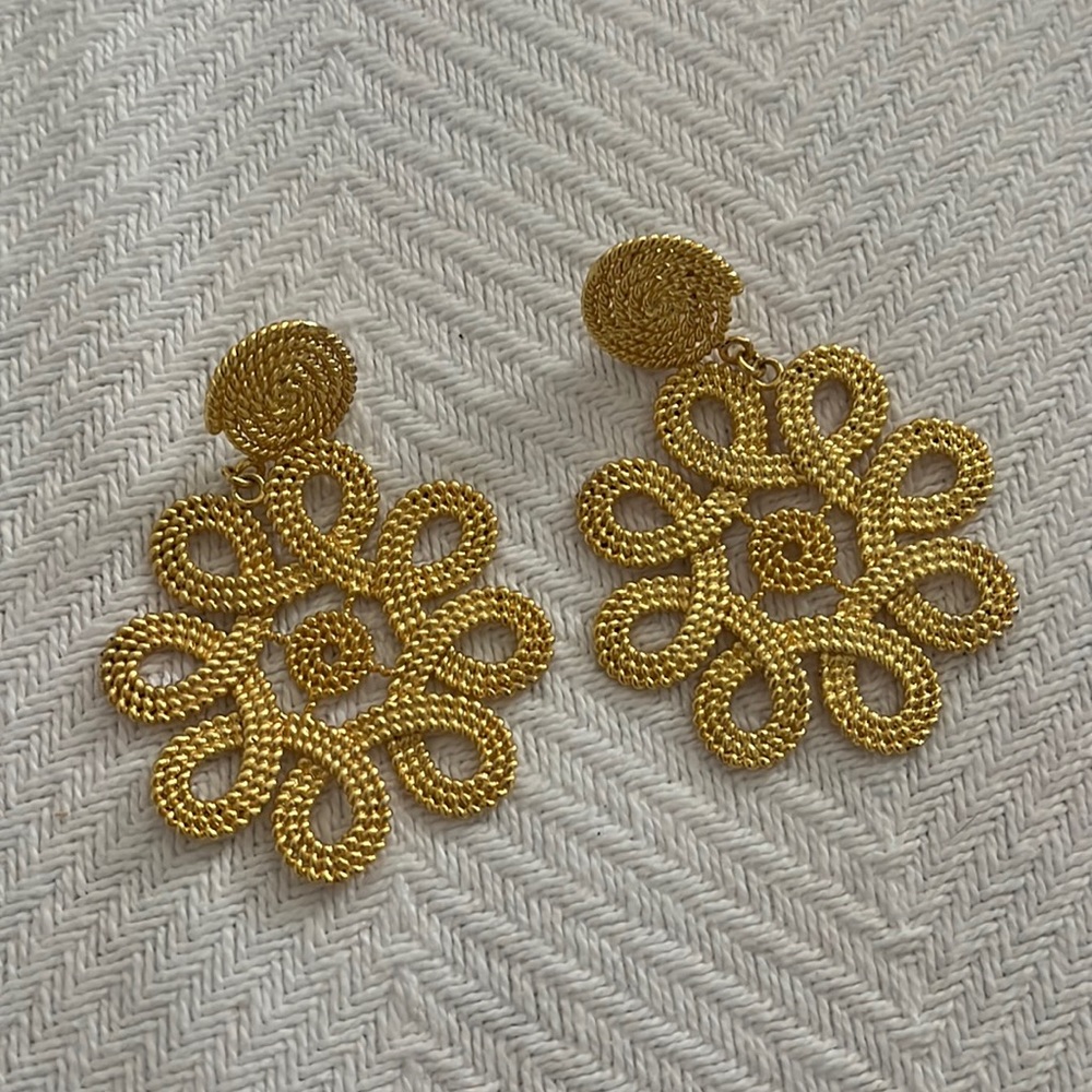 Lisi Lerch Gold Cameran Earrings